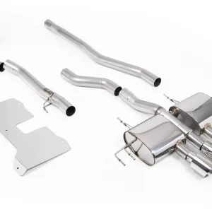 Milltek Cat-back Honda/Acura Civic Type R FL5 2.0 i-VTEC (Both OPF/GPF & Non OPF/GPF Models), 2022-2027 SSXHO294