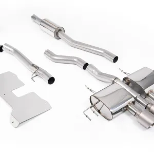 Milltek Cat-back Honda/Acura Civic Type R FL5 2.0 i-VTEC (Both OPF/GPF & Non OPF/GPF Models), 2022-2027 SSXHO302
