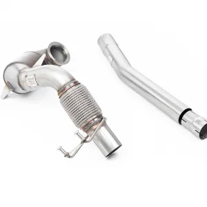 Milltek Cast Downpipe with Race Cat Volkswagen Polo GTI 2.0 TSI (AW - 5 Door) - Non GPF/OPF Models Only, 2018-2019 SSXVW572