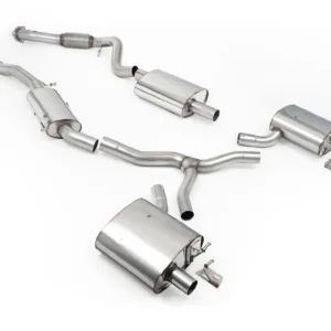 Milltek Cat-back Audi A4 2.0 TFSI B9.5 Quattro Saloon & Avant (Non-OPF NAS Models inc Mild Hybrid & Without Brace Bars), 2021-2027 SSXAU1110