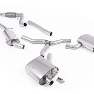 Milltek Cat-back Audi A4 2.0 TFSI B9.5 Quattro Saloon & Avant (Non-OPF NAS Models inc Mild Hybrid & Without Brace Bars), 2021-2027 SSXAU1111