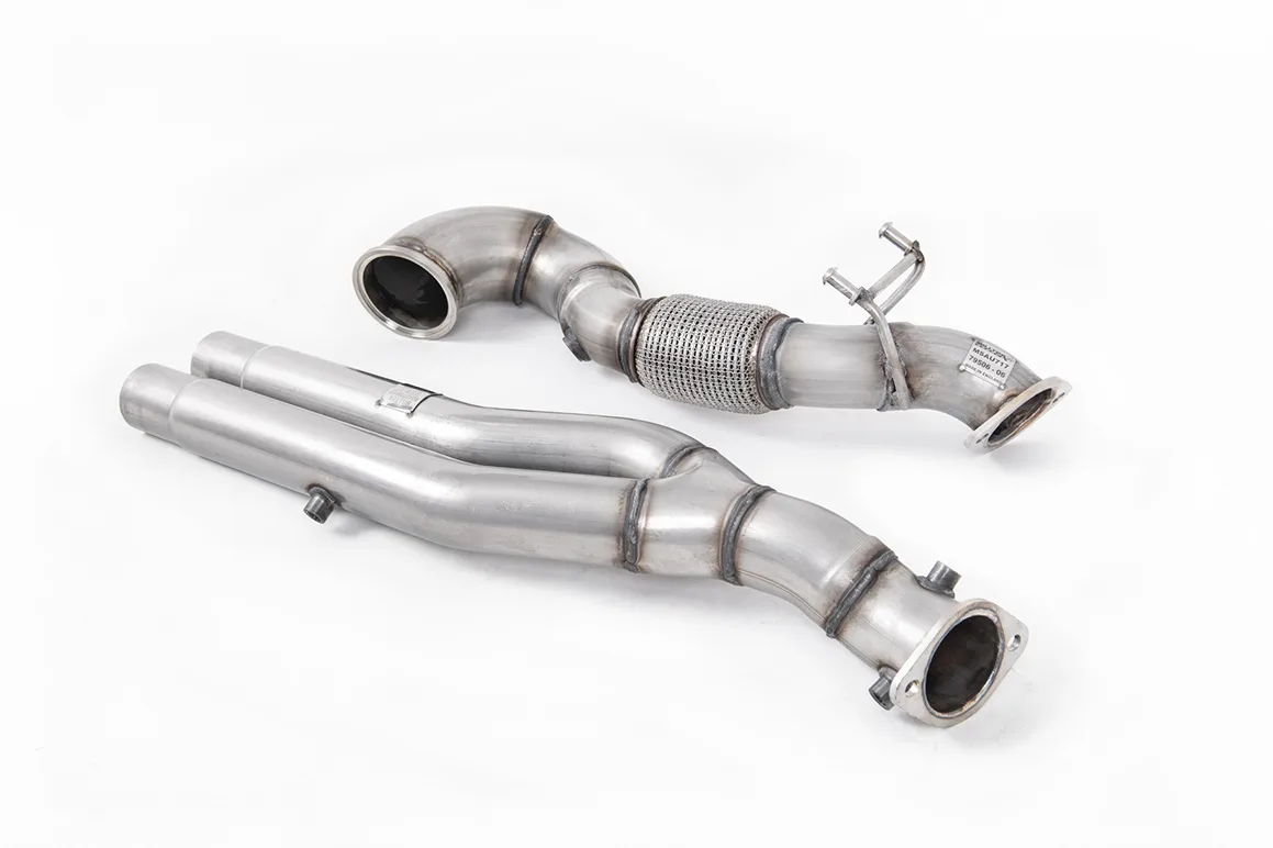 Milltek Large-bore Downpipe and De-cat Audi SSXAU817