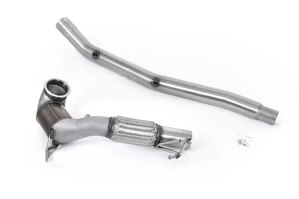 Milltek Large Bore Downpipe and Hi-Flow Sports Cat Volkswagen SSXVW673