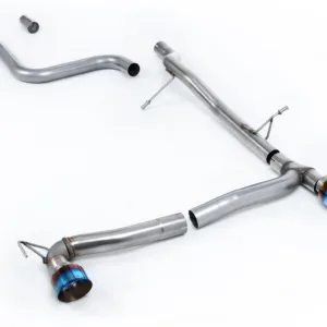 Milltek Particulate Filter-back Ford Fiesta Mk8 1.0T EcoBoost ST-Line 3 & 5 Door (100 & 125ps OPF/GPF Models Only) - Maxton Dual Outlet Kits, 2019-2027 SSXFD386