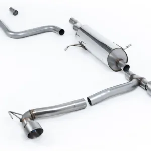 Milltek Particulate Filter-back Ford Fiesta Mk8 1.0T EcoBoost ST-Line 3 & 5 Door (100 & 125ps OPF/GPF Models Only) - Maxton Dual Outlet Kits, 2019-2027 SSXFD389