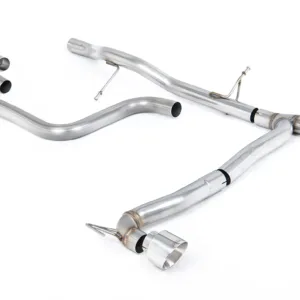 Milltek Particulate Filter-back Ford Fiesta Mk8 1.0T EcoBoost ST-Line 3 & 5 Door (155ps Hybrid OPF/GPF Models Only) - Maxton Designs Dual Outlet Kits, 2020-2027 SSXFD405