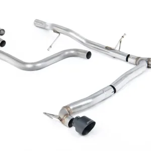 Milltek Particulate Filter-back Ford Fiesta Mk8 1.0T EcoBoost ST-Line 3 & 5 Door (155ps Hybrid OPF/GPF Models Only) - Maxton Designs Dual Outlet Kits, 2020-2027 SSXFD406