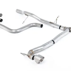 Milltek Particulate Filter-back Ford Fiesta Mk8 1.0T EcoBoost ST-Line 3 & 5 Door (155ps Hybrid OPF/GPF Models Only) - Maxton Designs Dual Outlet Kits, 2020-2027 SSXFD407