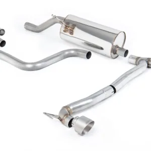 Milltek Particulate Filter-back Ford Fiesta Mk8 1.0T EcoBoost ST-Line 3 & 5 Door (155ps Hybrid OPF/GPF Models Only) - Maxton Designs Dual Outlet Kits, 2020-2027 SSXFD410