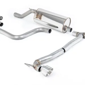 Milltek Particulate Filter-back Ford Fiesta Mk8 1.0T EcoBoost ST-Line 3 & 5 Door (155ps Hybrid OPF/GPF Models Only) - Maxton Designs Dual Outlet Kits, 2020-2027 SSXFD412