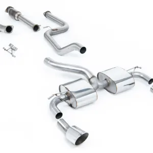 Milltek Turbo-back including Hi-Flow Sports Cat Ford Focus MK2 RS 2.5T 305PS, 2009-2010 SSXFD069