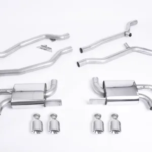 Milltek Cat-back Porsche Cayenne 958 Turbo 4.8 V8 (Pre-Facelift), 2010-2014 SSXPO110