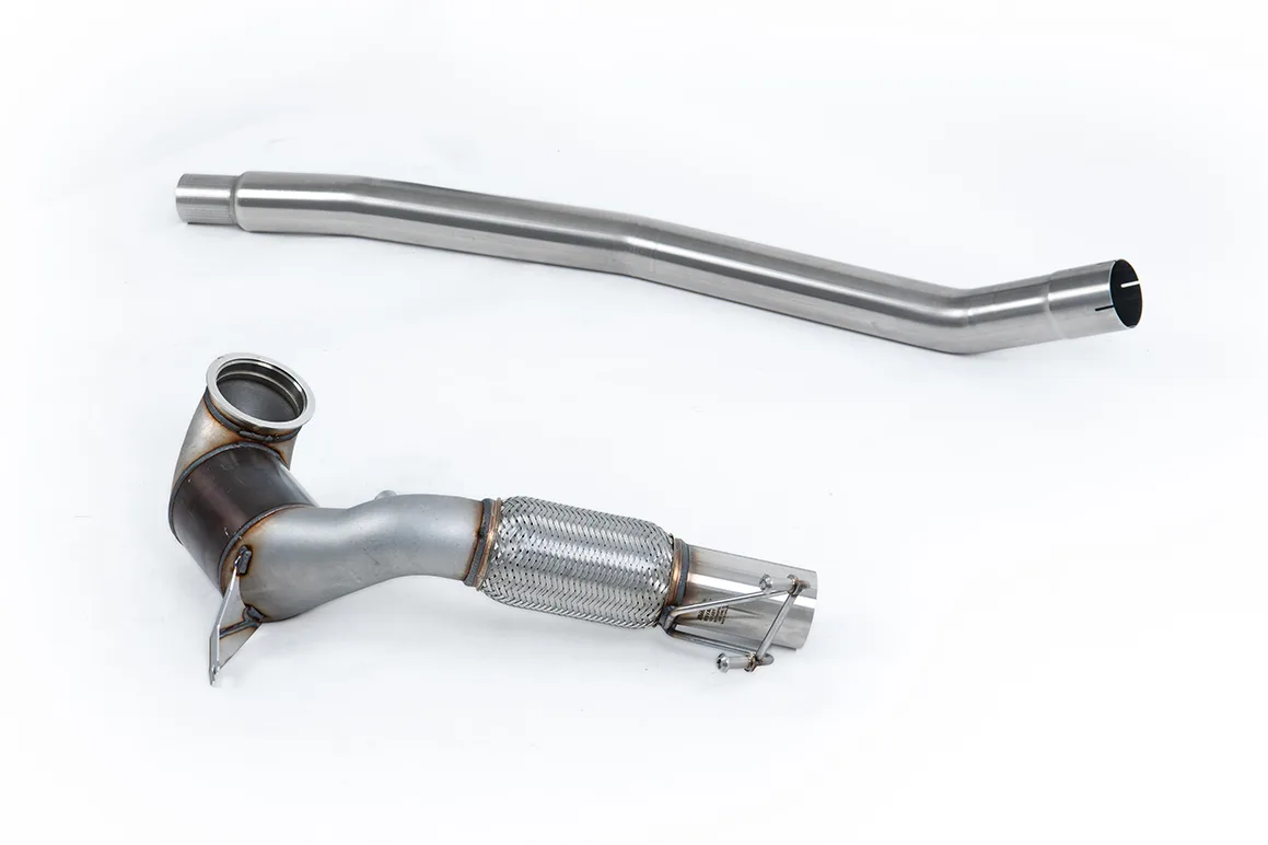 Milltek Large Bore Downpipe and Hi-Flow Sports Cat Volkswagen Arteon 2.0TSI 280PS 4Motion (North American Non Valved / Downturn Tips), 2022-2027 SSXVW730