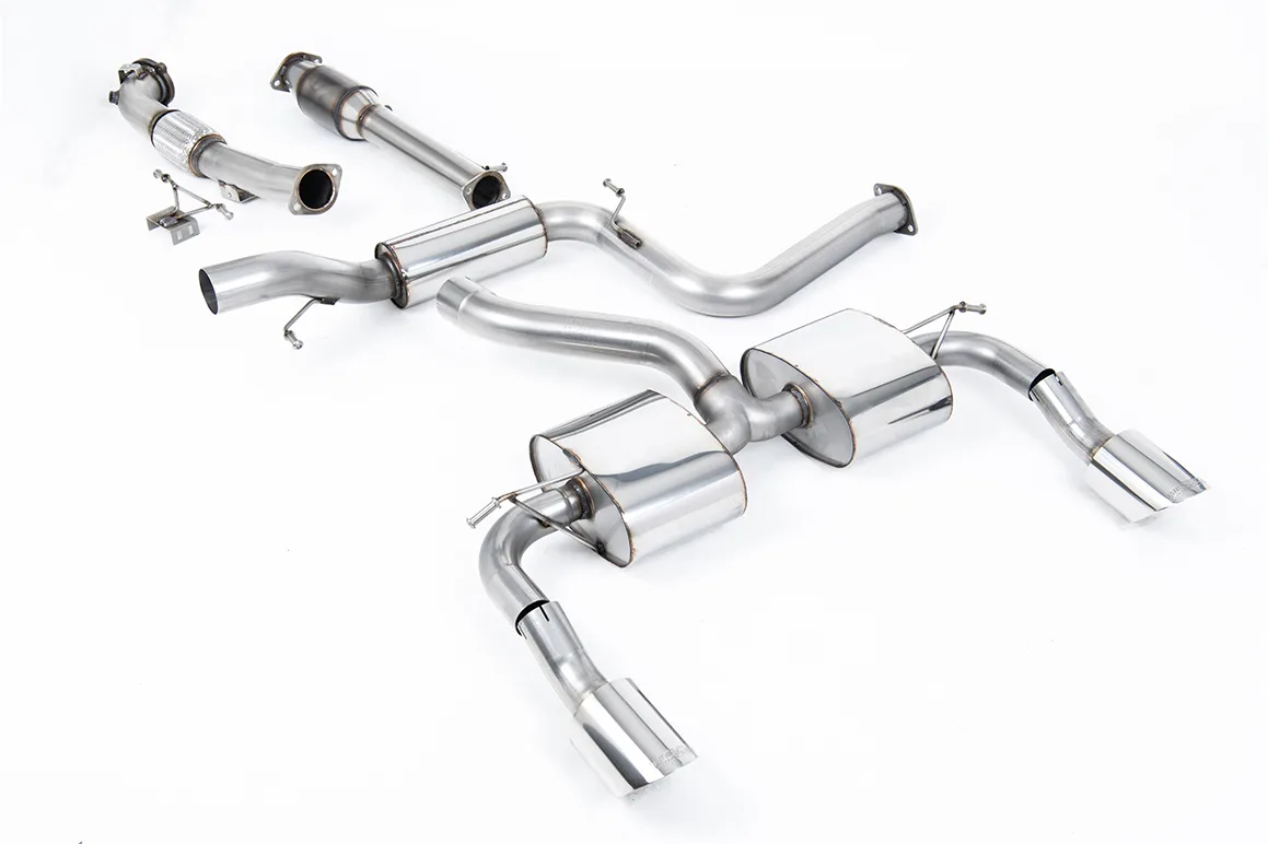 Milltek Turbo-back including Hi-Flow Sports Cat Ford Focus MK2 RS 2.5T 305PS, 2009-2010 SSXFD071