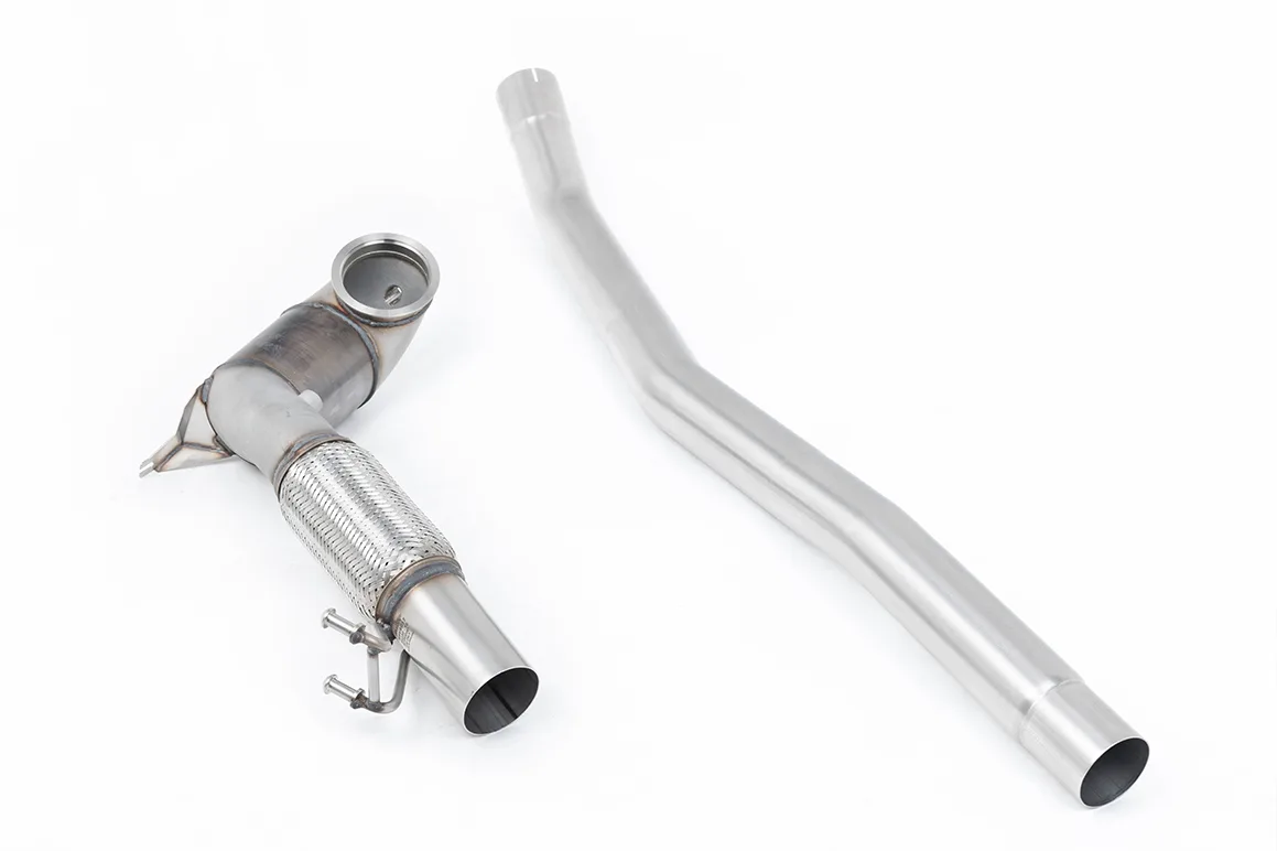 Milltek Large Bore Downpipe and Hi-Flow Sports Cat Volkswagen Arteon 2.0TSI 280PS 4Motion (North American Non Valved / Downturn Tips), 2022-2027 SSXVW731