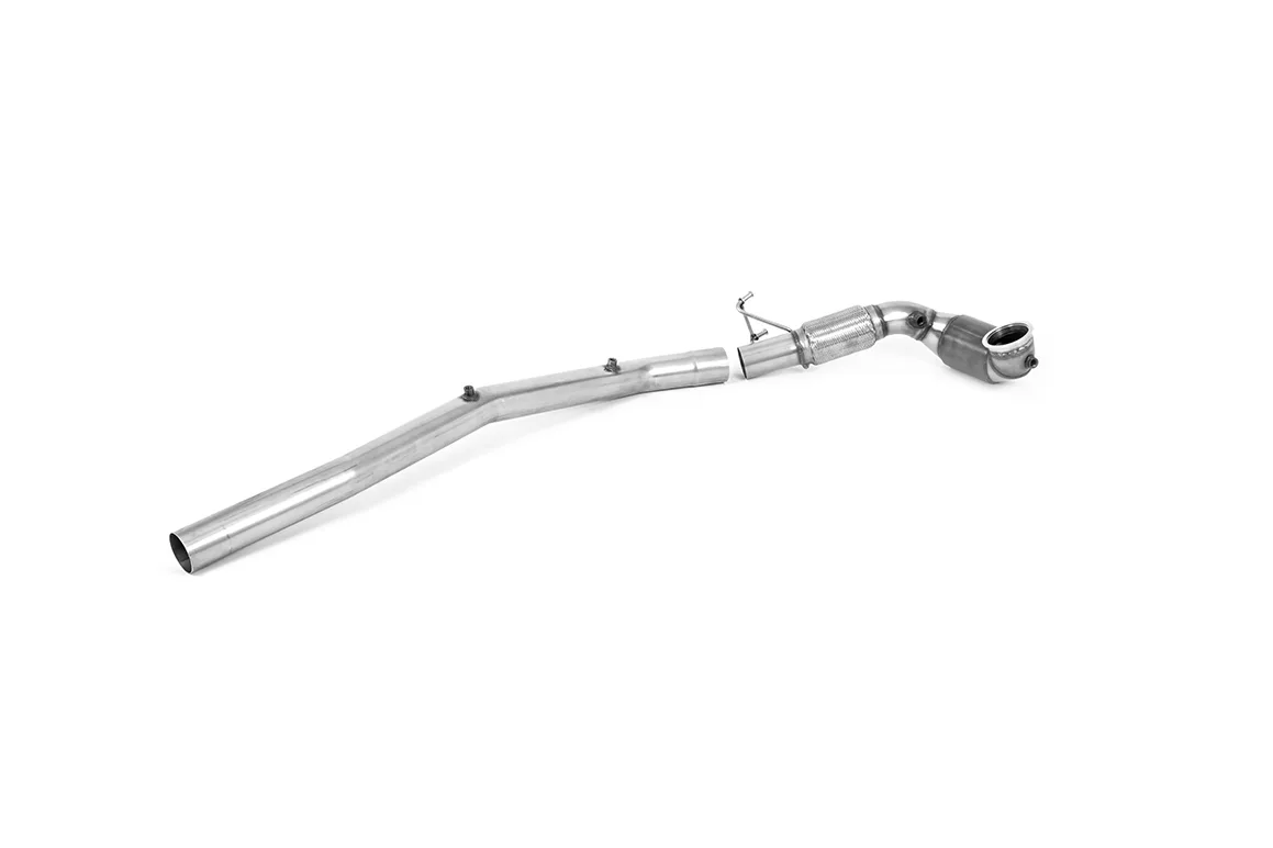 Milltek Large Bore Downpipe and Hi-Flow Sports Cat Volkswagen SSXVW638