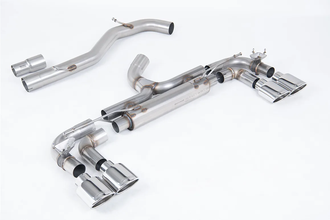 Milltek Cat-back Volkswagen Golf MK7 R 2.0 TSI 300PS (80mm Race System Options), 2014-2016 SSXVW718